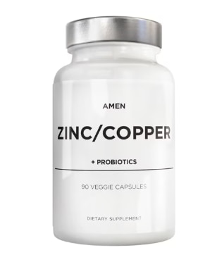 AMEN Zinc & Copper & Probiotics - Zinc Picolinate