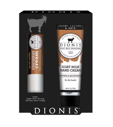 Dionis Lip Balm & Hand Cream Gift Set Coconut -- 1 Set