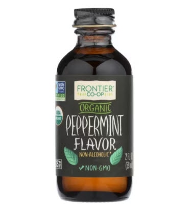 Frontier Co-Op Organic Peppermint Flavor Non-Alcoholic -- 2 fl oz
