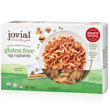 Jovial Organic Brown Rice Pasta Gluten-Free Traditional Egg Tagliatelle