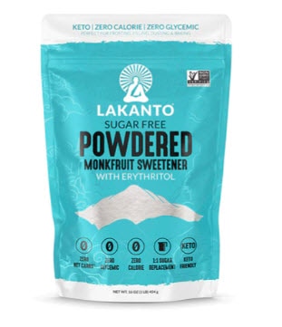 Lakanto Monkfruit Classic Powdered Sweetener -- 16 oz