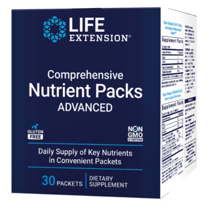Life Extension Comprehensive Nutrient Packs Advanced -- 30 Packets