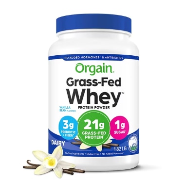 Orgain Grass Fed 21g Whey Protein Powder