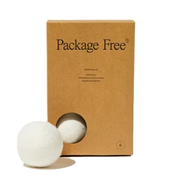 Package Free Reusable Wool Dryer Balls