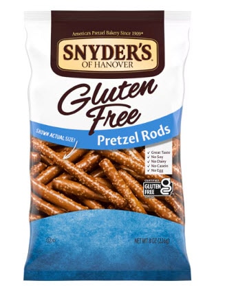 Snyder's Of Hanover Gluten Free Pretzel Rods -- 8 oz