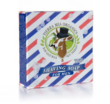Tierra Mia Organics Shaving Soap For Men -- 2.2 oz