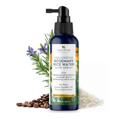 Tree to Tub Volumizing Hair Spray Rice & Rosemary Water
