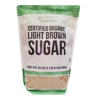 Vitacost Certified Organic Light Brown Sugar