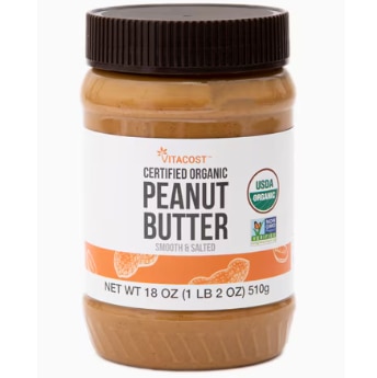 Vitacost Certified Organic Peanut Butter