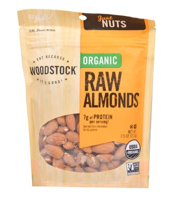 Woodstock Non-GMO Organic Kosher Raw Almonds