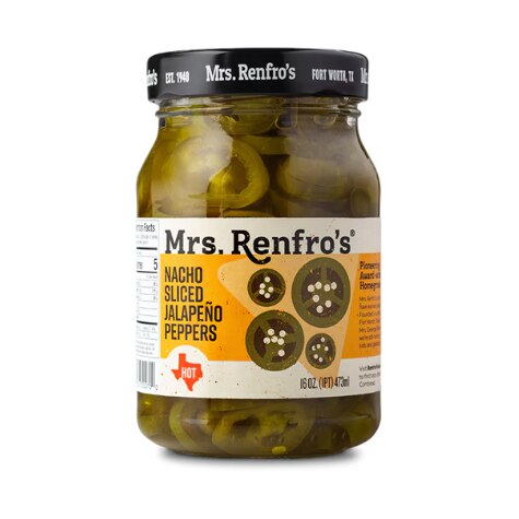 Mrs. Renfro's Sliced Jalapeno Peppers Mrs. Renfro's Sliced Jalapeno Peppers