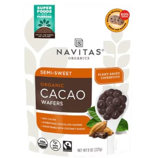 Navitas Organics Cacao Wafers Semi-Sweet