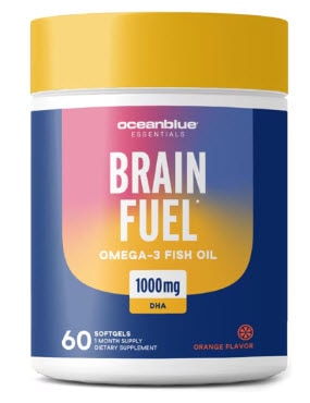 OceanBlue Omega Brain Fuel Orange -- 60 Softgels