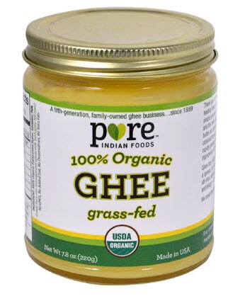 Pure Indian Foods Organic Ghee Grass-Fed -- 7.8 oz