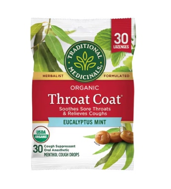Traditional Medicinals Eucalyptus Mint Organic Throat Coat