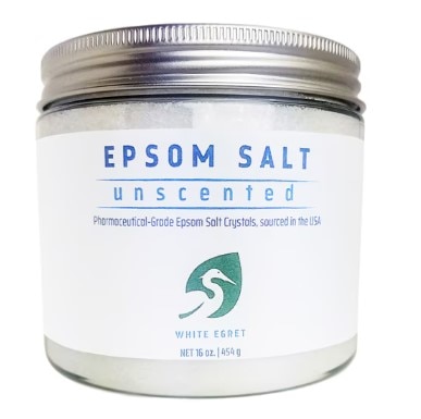 White Egret Epsom Salt Unscented