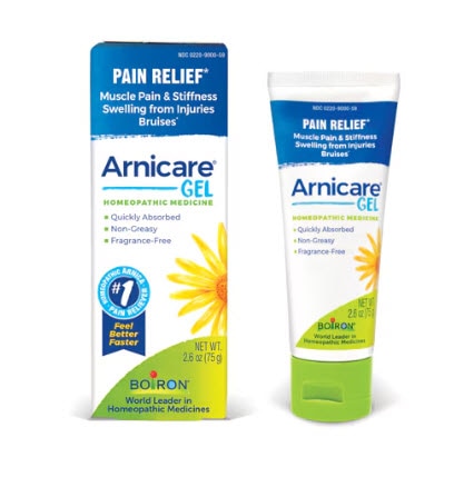 Boiron Arnicare Gel Pain Relief - Muscle Pain & Stiffness-Swelling from Injuries-Bruising -- 2.5 oz