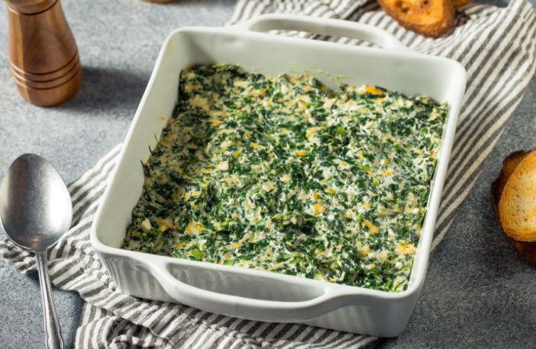 Healthier Spinach & Artichoke Dip