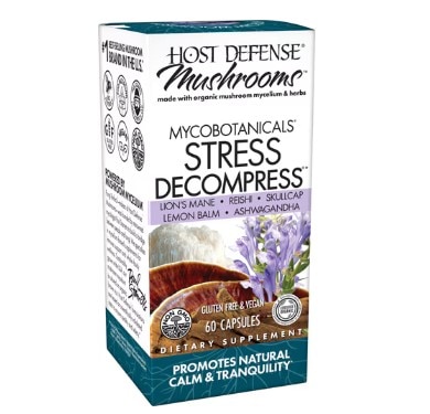 Host Defense Mushrooms Organic MycoBotanicals Stress Decompress