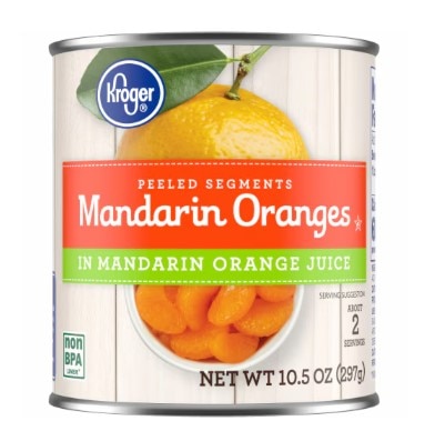 Kroger Canned Mandarin Oranges in Juice