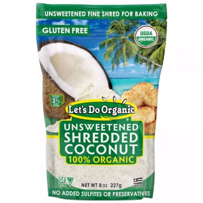 Let's Do Organic Unsweetened Shredded Coconut
