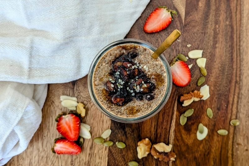 Milk Tea Chia Pudding