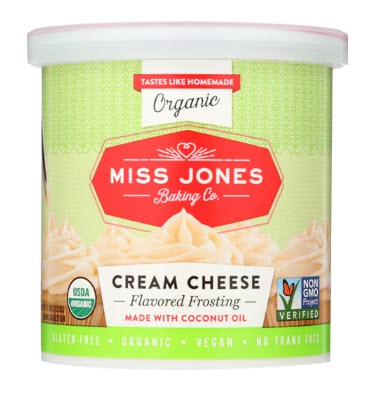 Miss Jones Organic Frosting Cream Cheese -- 11.29 oz