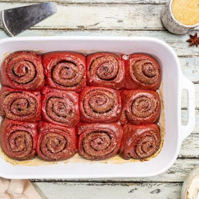 Red Velvet Cinnamon Rolls