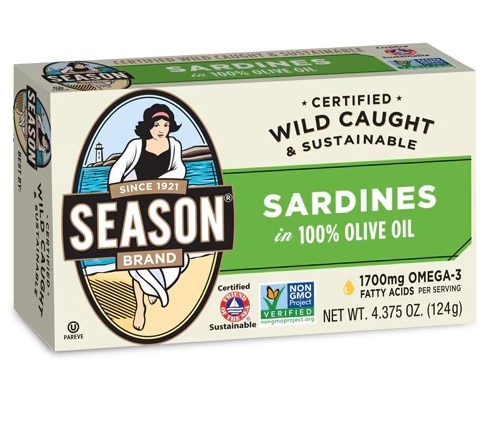 Season Sardines in 100% Olive Oil