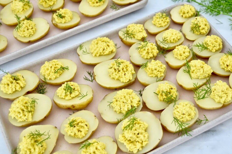 Vegan-Friendly Deviled Potatoes