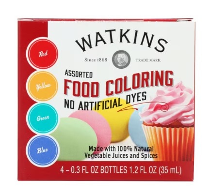 Watkins Assorted Food Coloring