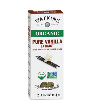 Watkins Organic Extract Pure Vanilla -- 2 fl oz