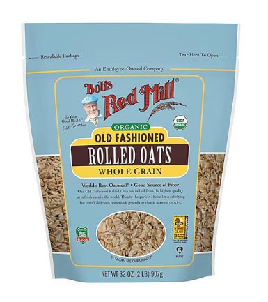 Bob's Red Mill Kosher Organic Whole Grain Rolled Oats Old Fashioned -- 32 oz