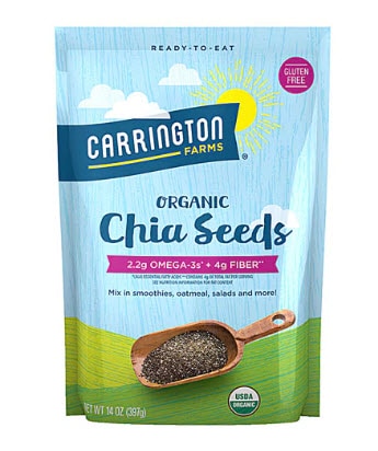 Carrington Farms Organic Chia Seeds -- 14 oz