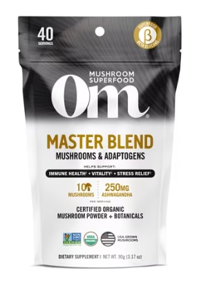 OM Organic Mushroom Superfood Powder Master Blend