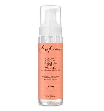SheaMoisture Coconut & Hibiscus Frizz Free Curl Mousse -- 7.5 fl oz