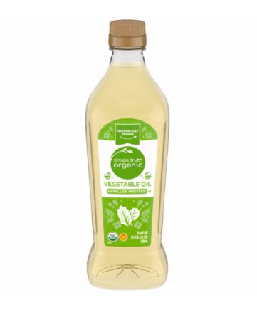Simple Truth Organic Vegetable Oil -- 25.4 fl oz