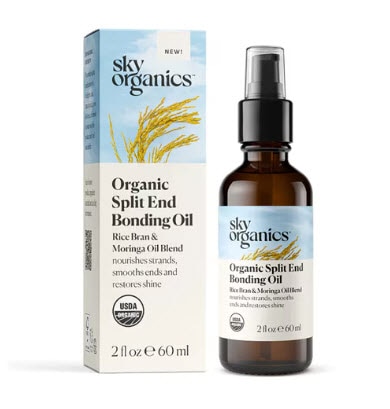 Sky Organics Organic Split End Bonding Oil -- 2 fl oz