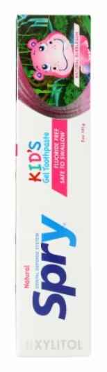 Spry Kids Gel Toothpaste Fluoride Free Bubblegum Spry Kids Gel Toothpaste Fluoride Free Bubblegum
