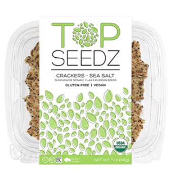 Top Seedz Crackers Gluten Free Sea Salt