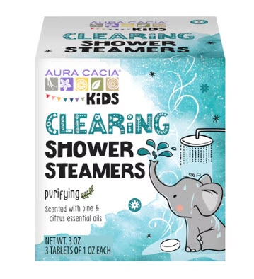 Aura Cacia Kids Bedtime Shower Steamers - Purifying -- 3 Tablets