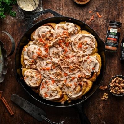 Carrot Cake Breakfast Rolls