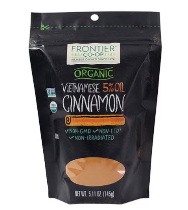 Frontier Co-Op Organic Vietnamese Cinnamon -- 5.11 oz