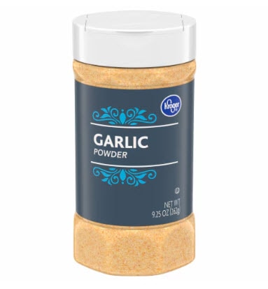 Kroger Garlic Powder -- 9.25 oz