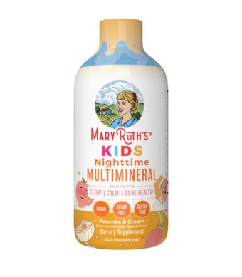 MaryRuth's Kids Nighttime Multimineral Liquid Peaches & Cream -- 15.22 fl oz