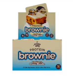 Prime Bites Protein Brownies Glazed Cookies & Cream Blondie -- 12 Brownies