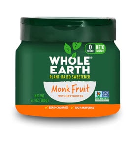 Whole Earth Monk Fruit -- 9.8 oz