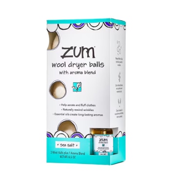 Zum Wool Dryer Balls with Aroma Blend Zum Wool Dryer Balls with Aroma Blend