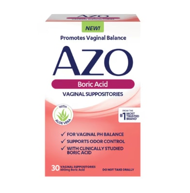 AZO Boric Acid Vaginal Suppositories