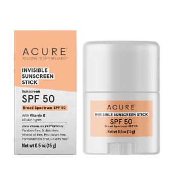 Acure Invisible Sunscreen Stick SPF 50